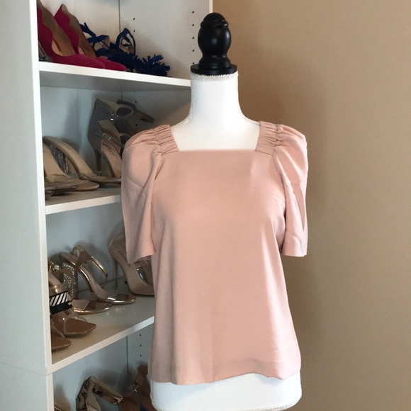 Ann Taylor puff sleeve top size s - Picture 1 of 6